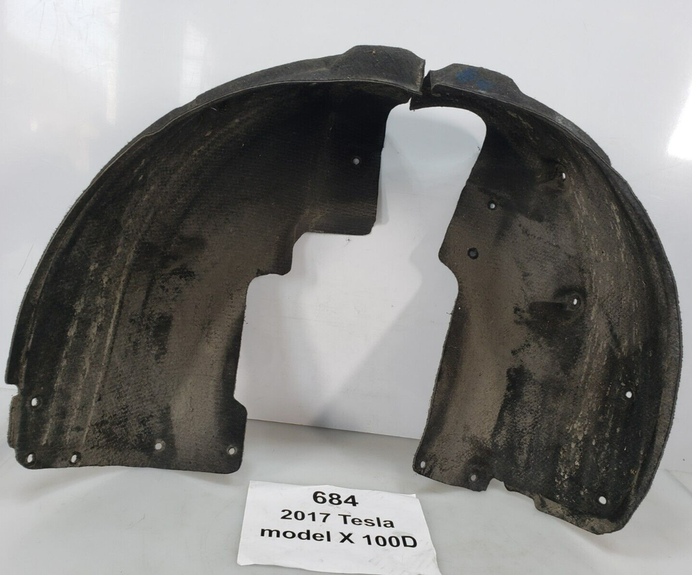 2016-2020 Tesla Model X Driver Side Rear Fender Liner Splash Shield OEM