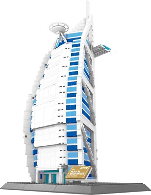 The Burj AL Arab Hotel of Dubai Building Blocks 1307 pcs Huge Gift Box !!!