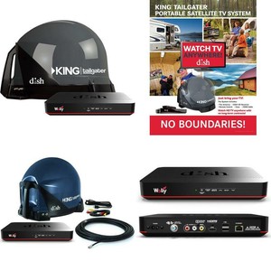 King Vq4550 Tailgater Bundle - Portable Satellite Tv ...