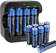 1.5V Lithium Batteries AA Rechargeable,12-Pack 3500Mwh High-Capacity Long-Lastin