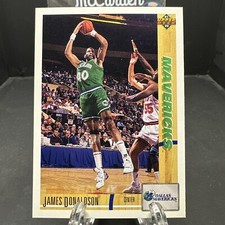 1991-92 Upper Deck James Donaldson #124 Dallas Mavericks