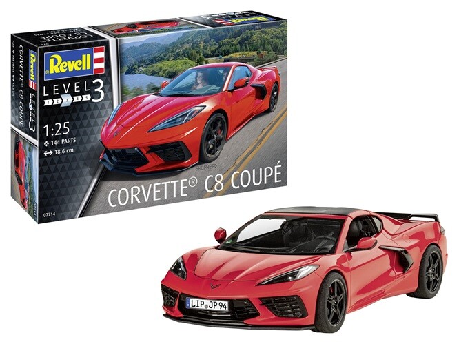 Revell 07714 - 1/25 Corvette C8 Coupe - New