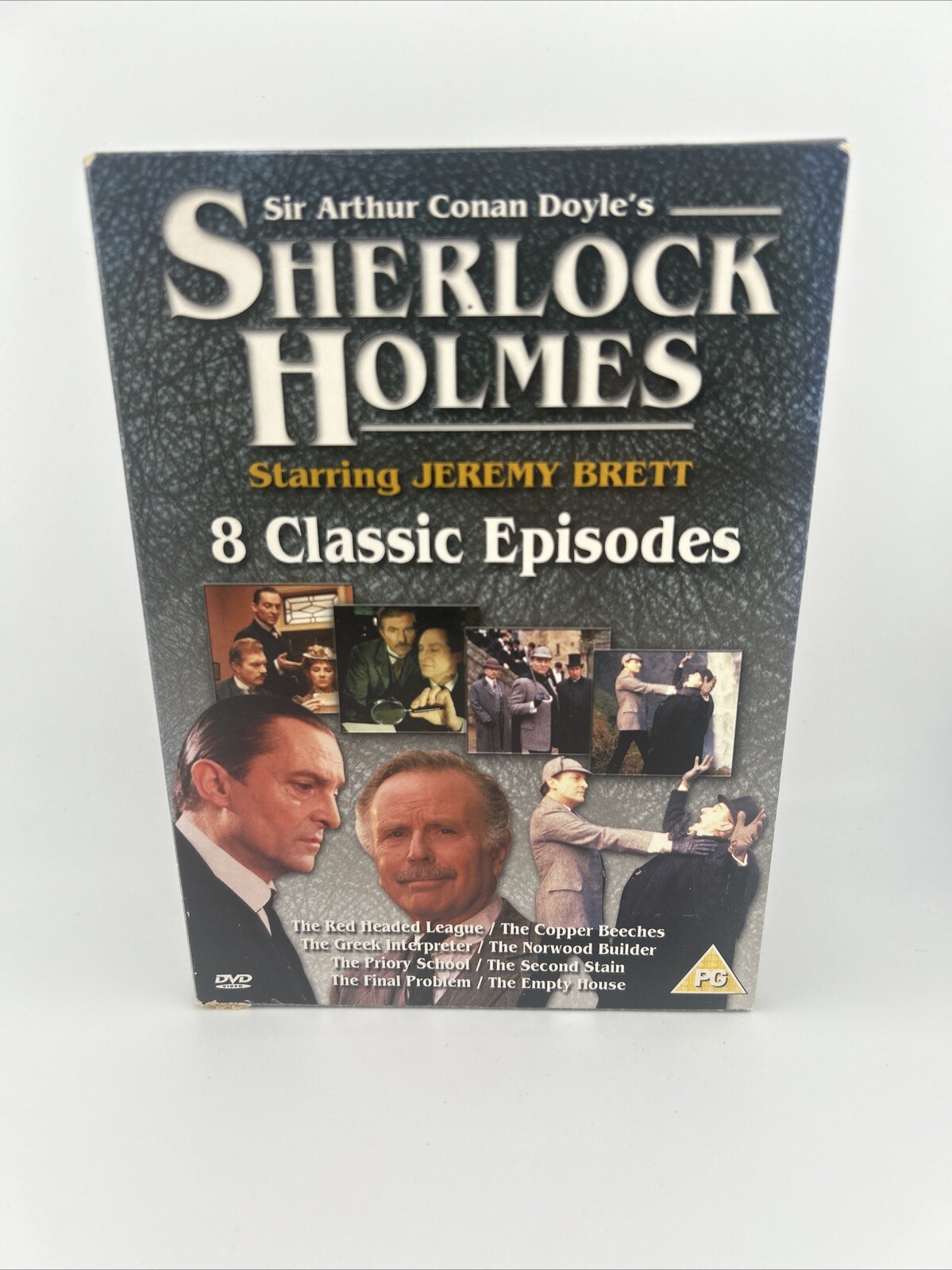 SHERLOCK HOLMES....8 CLASSIC EPISODES....JEREMY BRETT....4DVDs