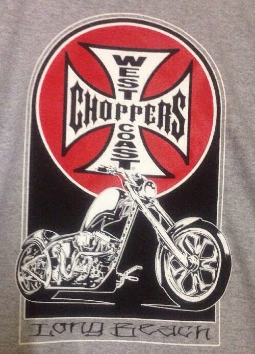 Jesse Who?West Coast Choppers Long Beach Gray T-Shirts Boy 16/18