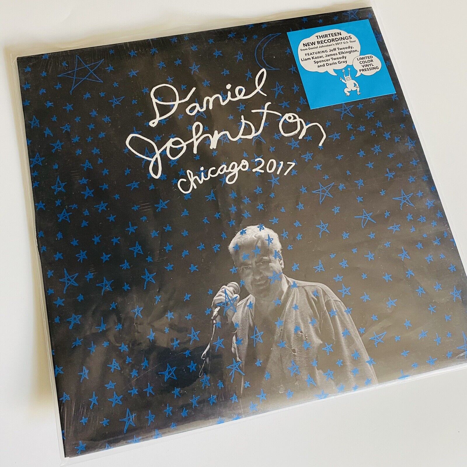 Daniel Johnston CHICAGO 2017 Splattered Color Vinyl LP Record JEFF TWEEDY Mint
