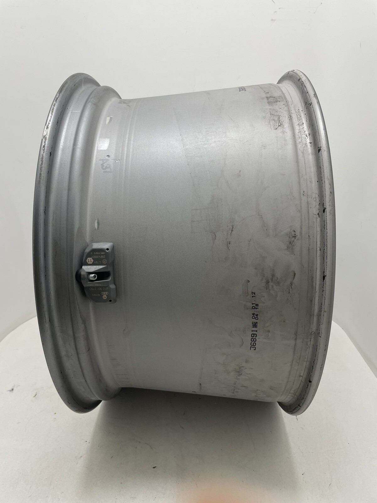 2011-2014 AUDI R8 19X11 REAR 5 DOUBLE SPOKE TITANIUM FINISH WHEEL RIM OEM