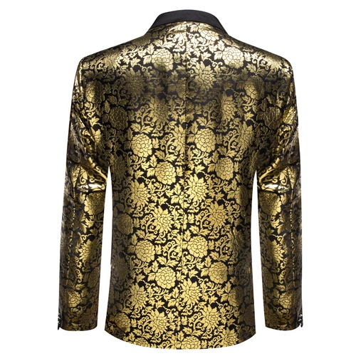 Para Hombres Floral Esmoquin Cena Chaqueta Calce Regular Chal Solapa Paisley Baile de graduación Fiesta Traje - Imagen 90 de 236