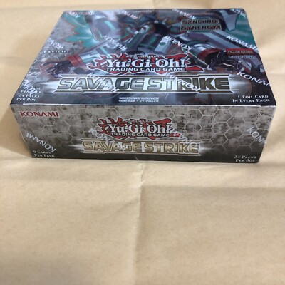 遊戯王　サベージストライク　1BOX 日版　シュリンク付き 遊戯王 サベージストライク 1BOX 日版 シュリンク付き 遊戯王 サベージ