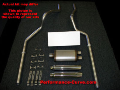 94-95 Chevrolet GMC Truck Dual Exhaust w/ MaxFlow Muffler