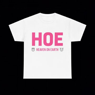 HOE Heaven On Earth T Shirt grunge y2k emo goth bad bitch tapout hello kitty 90s