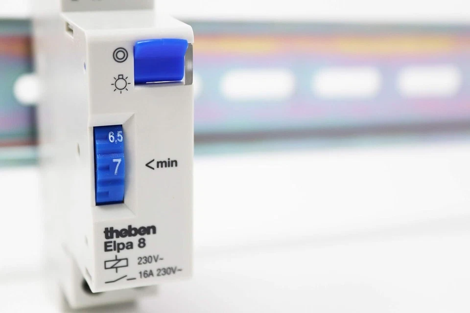 Theben Treppenlicht-Zeitschalter ELPA 8, elektromechanisch, 4-Leiter, 3-Leiter - Bild 4 von 4