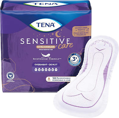 Tena Overnight Incontinence Underwear For Women, XL, 12 Ct, Pack of 4 