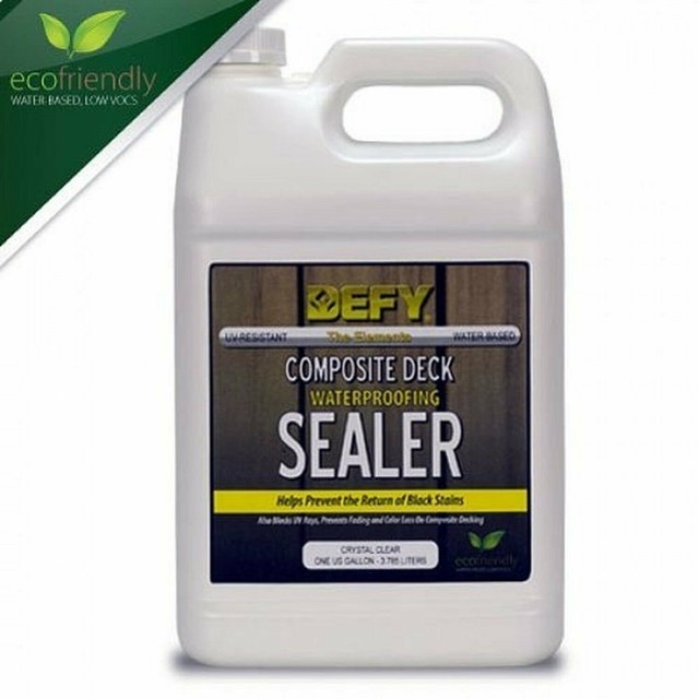 Defy Crystal Clear Composite Deck Waterproofing Sealer 1 Gallon for