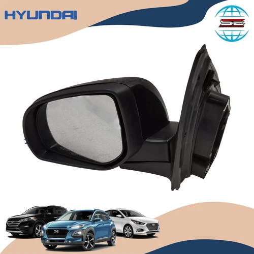 FOR 2008-2014 HYUNDAI I20 1ST GEN 1.4L LH OUTSIDE REAR VIEW MIRROR ASSEMBLY