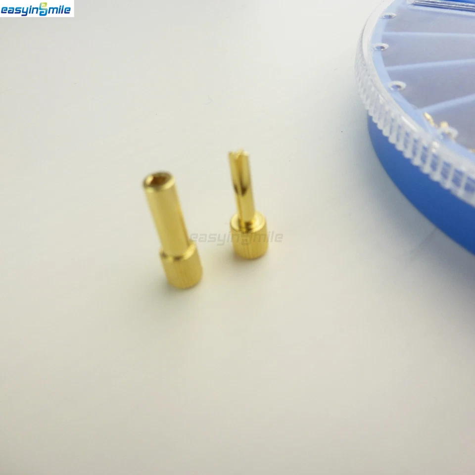 120pcs Dental Endodontic Screw Posts Gold Plated Titanium Kit &2Key Conical Pins - Image 3 of 4