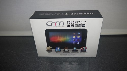 CnM Touchpad 7 inch 1.6GHz Dual Core Tablet in used condition BLACK