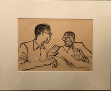  Disegno a   pastello acquerellato  su carta    35x25 - NC475