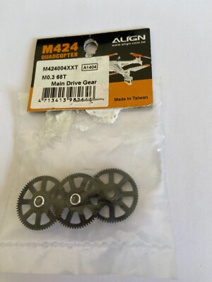 ALIGN MO.3 65T HAUPTANTRIEBSGETRIEBE M424004XXT [A1404] R/C ERSATZTEILE