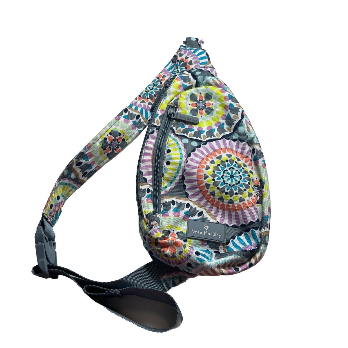Vera Bradley Lighten Up Essential Sling Backpack Sunny Medallion