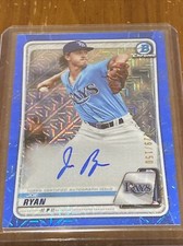 /150 SP 2020 Bowman Chrome Auto Mega Refractor Joe Ryan Twins