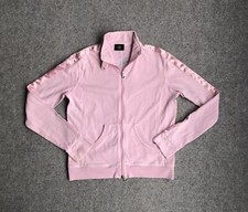 BOGNER Damen Vintage Retro Pullover Langarm Gr. 40 Sweatshirt Logo A7213 Rosa