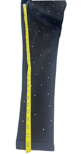 Reba Glam in Gold Black 8 Ladies Pants skinny ankle NWT $88 - Picture 12 of 12