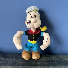 Popeye The Sailor Man Stuffins Collectible Plush Cartoon 1999 Christmas Present