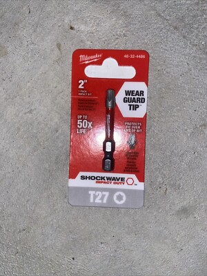 Milwaukee 48-32-4486 SHOCKWAVE 2'' Impact Torx T27 Power Bit