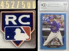 BGS 10 /500 2013 Nolan Arenado Blue SP Bowman Draft Rookie RC Mint Beckett Club