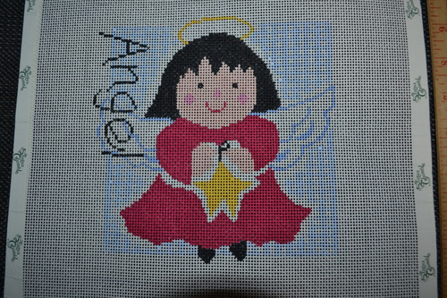 HP needlepoint canvas, Jean Smith, Angel - Picture 2 of 4