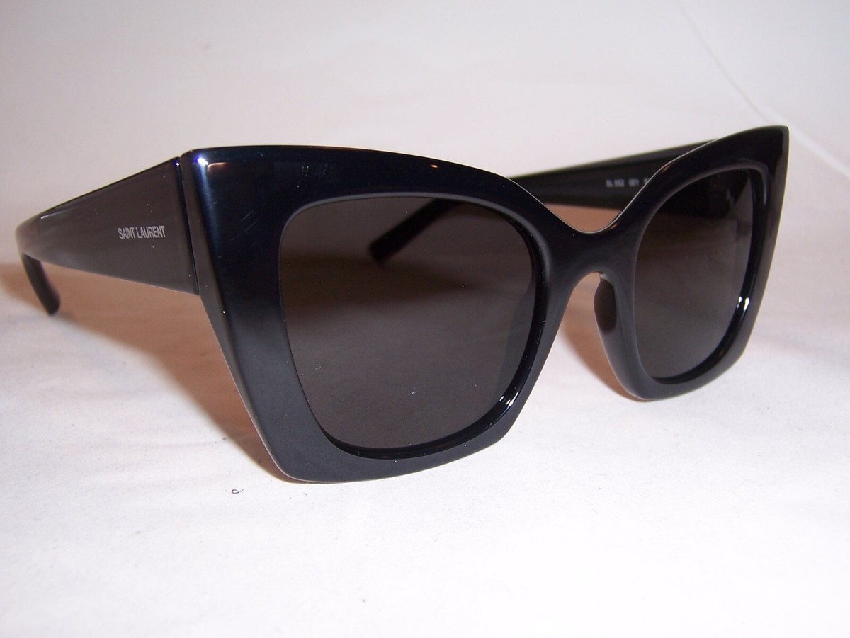 Saint Laurent SL 552 cat eye 51mm sunglasses SAINT LAURENT SL 552 - 001 BLACK FRAME - BLACK LENS  main image 3
