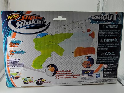 New Nerf Super Soaker Washout Water Gun 22 Fl Oz Hasbro Toy