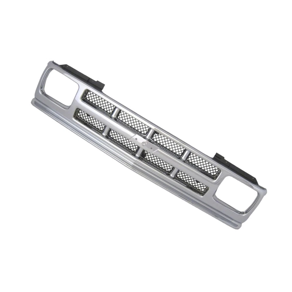 Front Grille For 1991-1993 Chevrolet S10 1991-1994 S10 Blazer Silver Plastic Foto 3 de 4