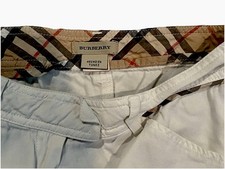 Girls Burberry Pants Size 12A White