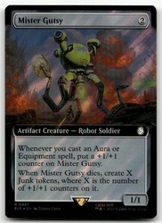 Mister Gutsy (Extended Art) (Surge Foil) #961 - Fallout MTG