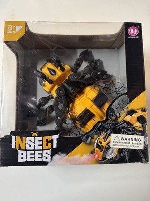 Hong Jie Insect Bees Electronic Interactive Robot Toy Light & Smoke Ages 3+