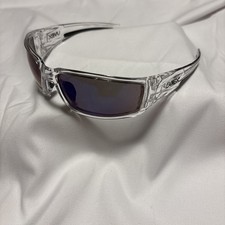 Uvex by Hypershock Safety Glasses Clear Frame blue lenses 125mm HON287 used