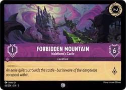 Forbidden Mountain - Maleficent's Castle 66/204 Into the Inklands Cold Foil
