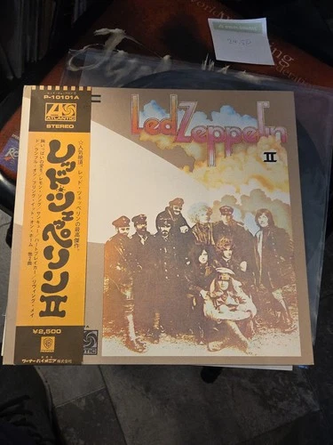 Led Zeppelin II Japan Vinyl LP w/ OBI P-10101A Atlantic Warner-Pioneer