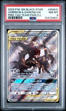 2020 POKEMON SM BLACK STAR PROMO #SM241 UMBREON & DARKRAI GX PSA 8 on eBay