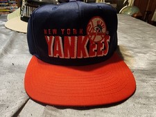 Vintage MLB New York Yankees Drew Pearson Collections Shadowblock Hat NWT