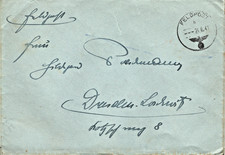 Niemiecka poczta polowa 2.WK FPN 20344 Sztab Pz.Nachsch.Führer 4