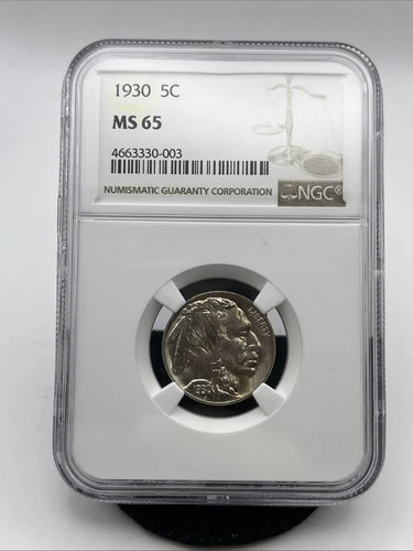 1930 5c Buffalo Nickel NGC MS 65