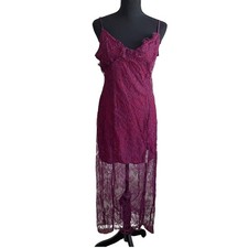 Urban Outfitters Womens Fairy Grunge Y2K Lace Babydoll Maxi Dress Size XL