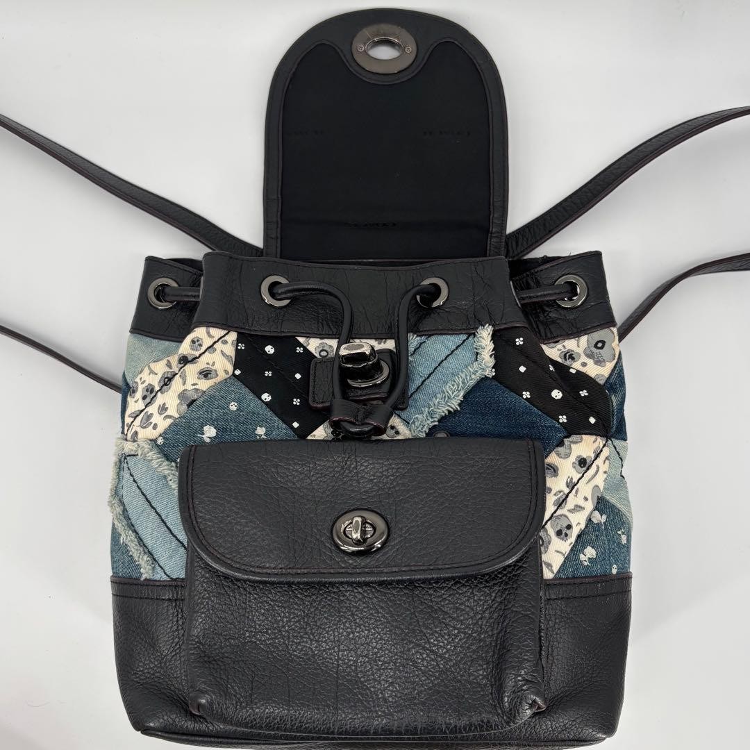 Coach Backpack Patchwork 37743 Turn Lock - image 14