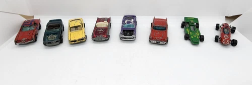 8 Vintage Red Line Hot Wheels Vehicles (2) 1967, 1968, (3) 1969, 1973 & 1976 Lot