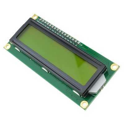 Yellow Display IIC/I2C/TWI/SP  I Serial Interface 1602 16X2 Character LCD Module