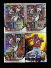 2025 Topps Bowman Chrome Mojo Elly De La Cruz Cincinnati Reds Lot*4 QI95