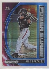 2020 Prizm Draft Picks Power Surge Blue & Carolina Hyper Nick Gonzales 4l3