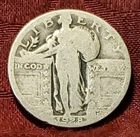 1928-P Standing Liberty Quarter, 90% Silver, Free Shipping